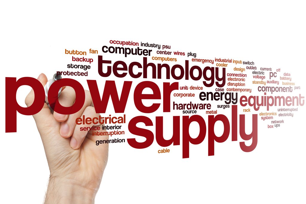 Power supply word cloud