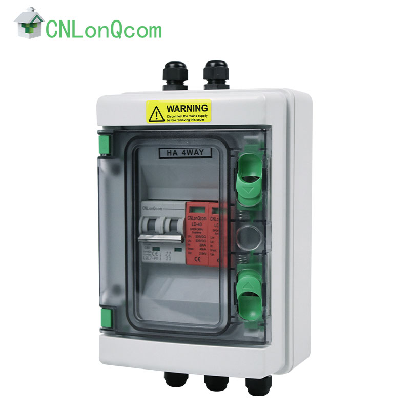 Plastic DC combiner box LQX-HA-4