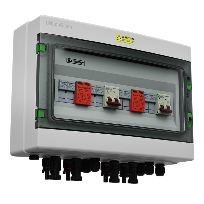 PV Combiner Box 4 in 2 out DC500V