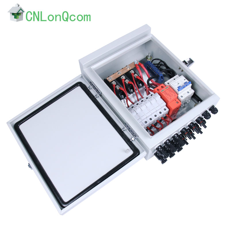DC combiner box 500V 6 in and 1 out