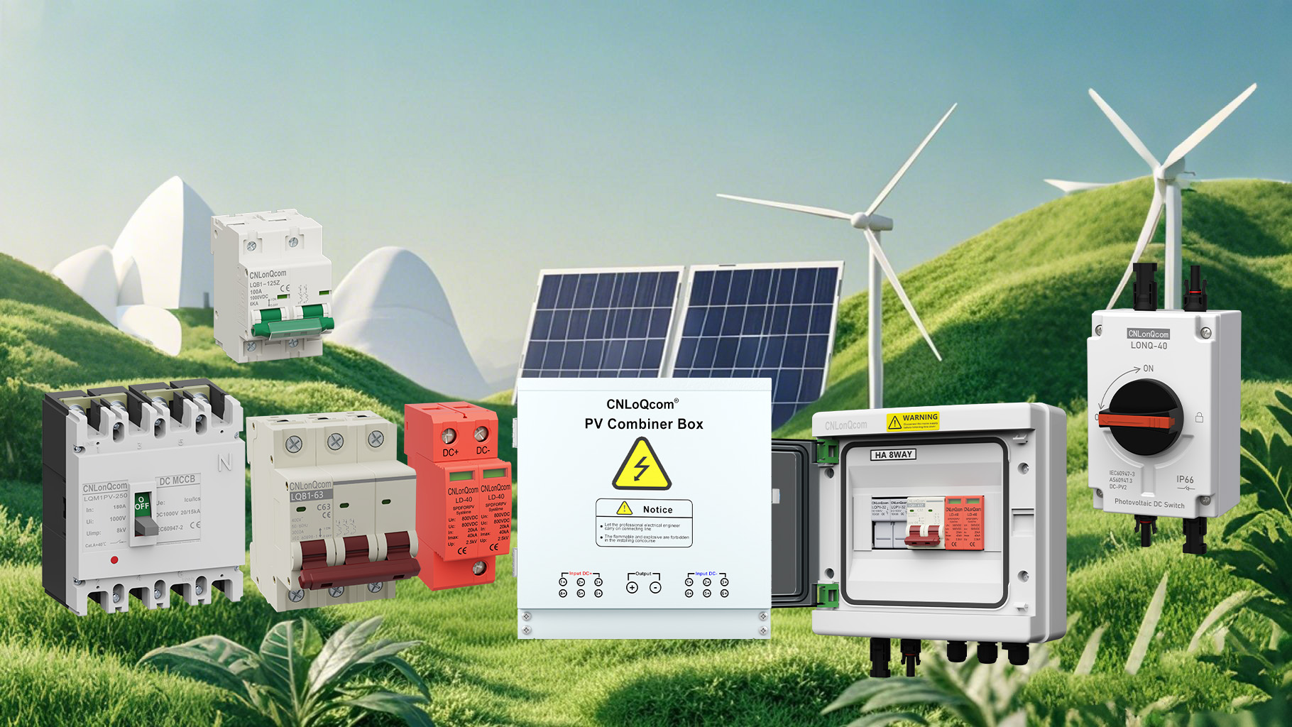 Efficient and Reliable PV Electrical Solutions – CNLonQcom Empowers Your Green Energy Future