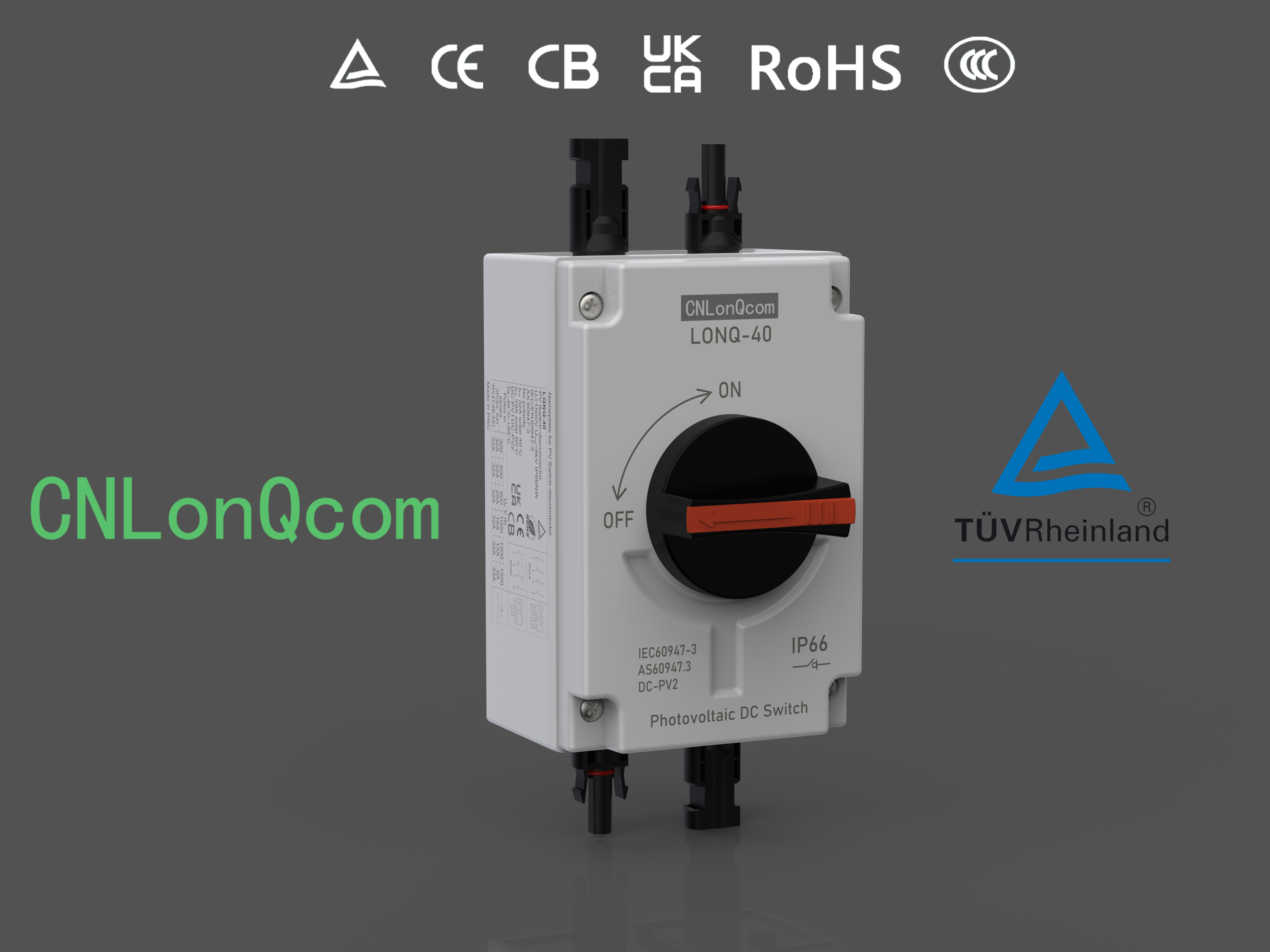 LONQ-40 PV Isolation Switch by Nijani New Energy - Providing You electric power with Solar Power