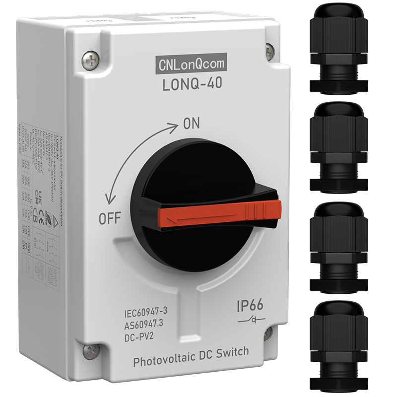 PV DC Disconnect Switch DC1200V 32A 1in 1out