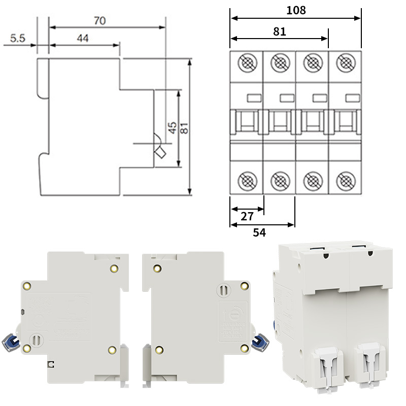 DC Circuit Breaker LQB1-125Z